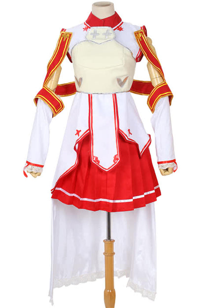 Sword Art Online Game SAO Asuna Yuuki Anime Cosplay Costumes