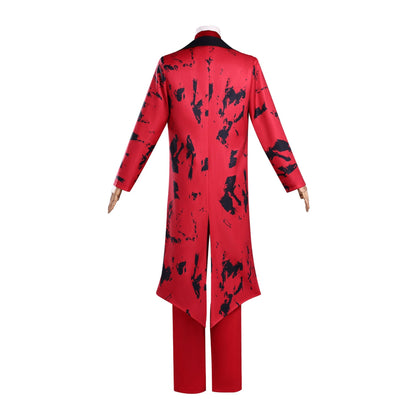 Wednesday 2 Addams Isaac Male Red Night Dress Cosplay Costumes