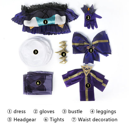 Game LOL Gwen Role Dress Full Set Cosplay Costumes