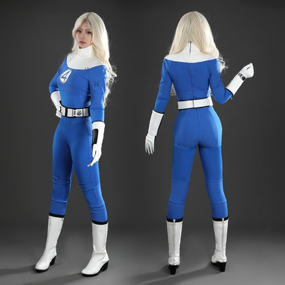 Fantastic Four First Steps Invisible Woman Susan Storm Richards Cosplay Costumes
