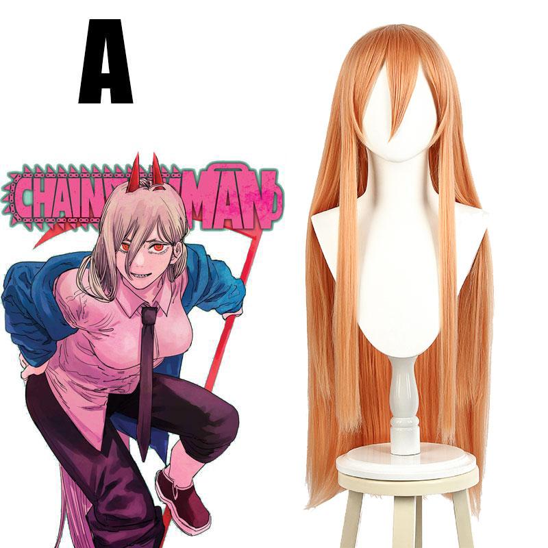 Chainsaw Man Power /Higashiyama Kobeni/Makima/Hayakawa Aki/Reze/Angel Devil/Quanxi Cosplay Wigs