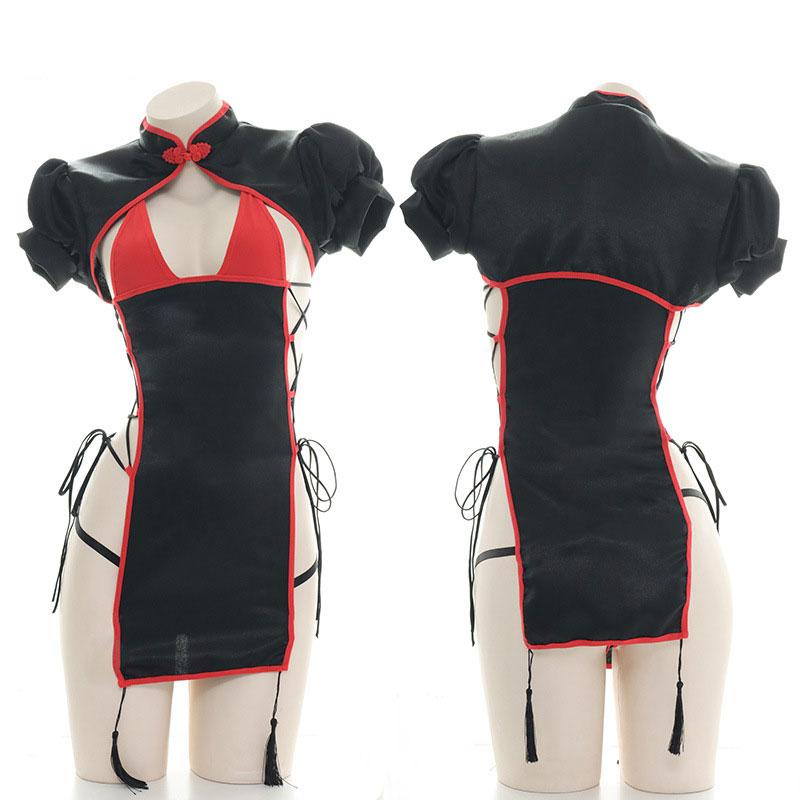 Cheongsam Dress Underwear Sexy Cosplay Costume