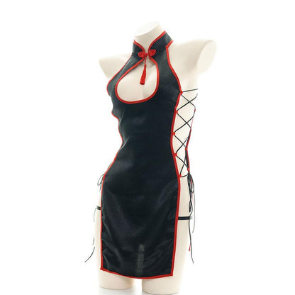 Cheongsam Straps sexy Lingerie Cosplay Costume