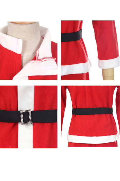 Santa Claus Children Boys Girls Cosplay Costumes