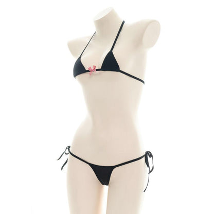 Cute Bow Tied Bikini 2 Color Cosplay Costume