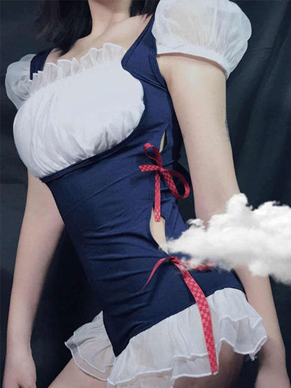 Cute Uniform Underwear 2 Colors Sexy Cosplay Costume