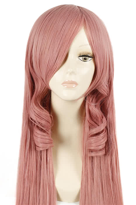 100cm Long Pink Falling Fashion Cosplay Wig