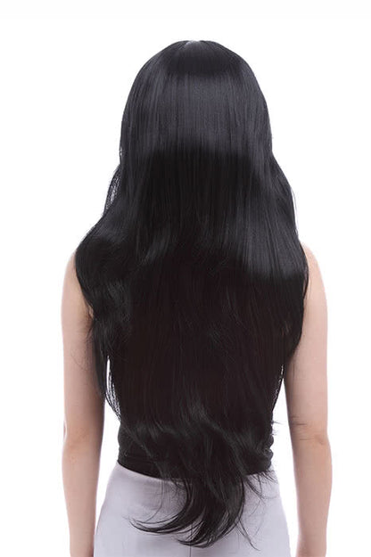 Beyond the Boundary Mitsuki Nase Black Long Anime Cosplay Wigs