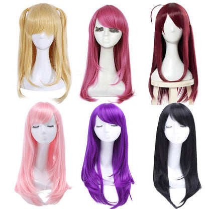 65cm Long Universal wig 6 Colors Cosplay Wigs