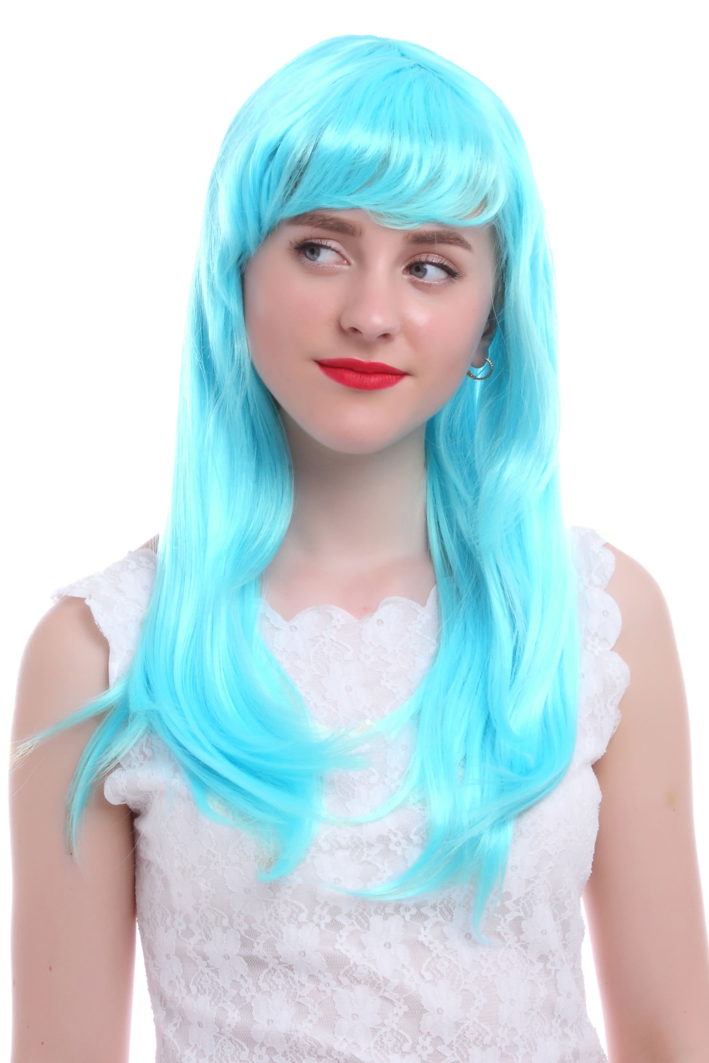 65cm Long 17 Colors Anime Straight Smooth Fashion Women Cosplay Wigs