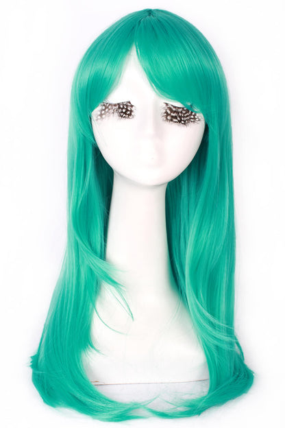 65cm Long 17 Colors Anime Straight Smooth Fashion Women Cosplay Wigs