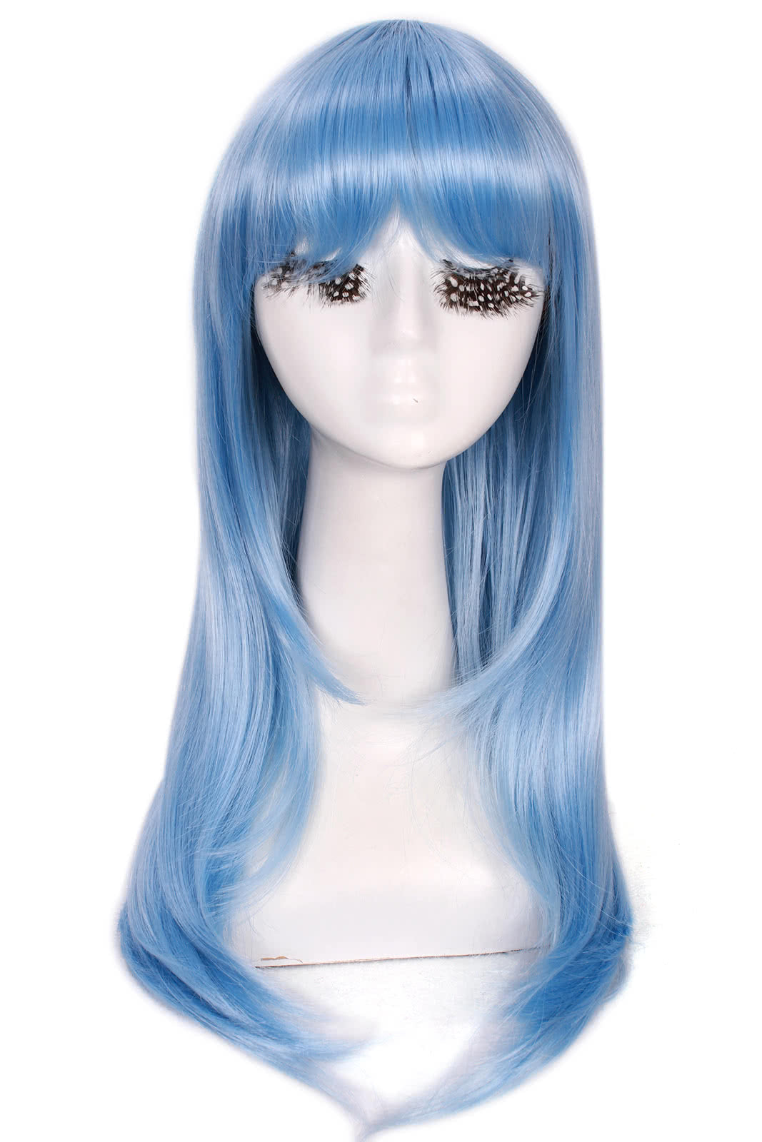 65cm Long 17 Colors Anime Straight Smooth Fashion Women Cosplay Wigs