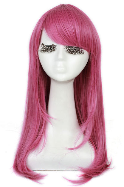 65cm Long 17 Colors Anime Straight Smooth Fashion Women Cosplay Wigs