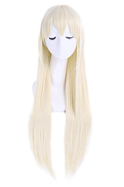 Gintama Sarutobi Ayame Long Beige Straight Cosplay Wigs For Women