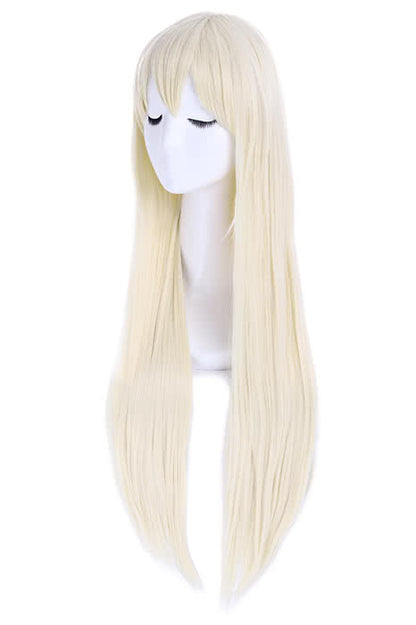 Gintama Sarutobi Ayame Long Beige Straight Cosplay Wigs For Women