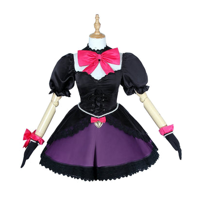 Game Overwatch OW D.Va DVA Hana Song pioneer black Dress Video Cosplay Costume