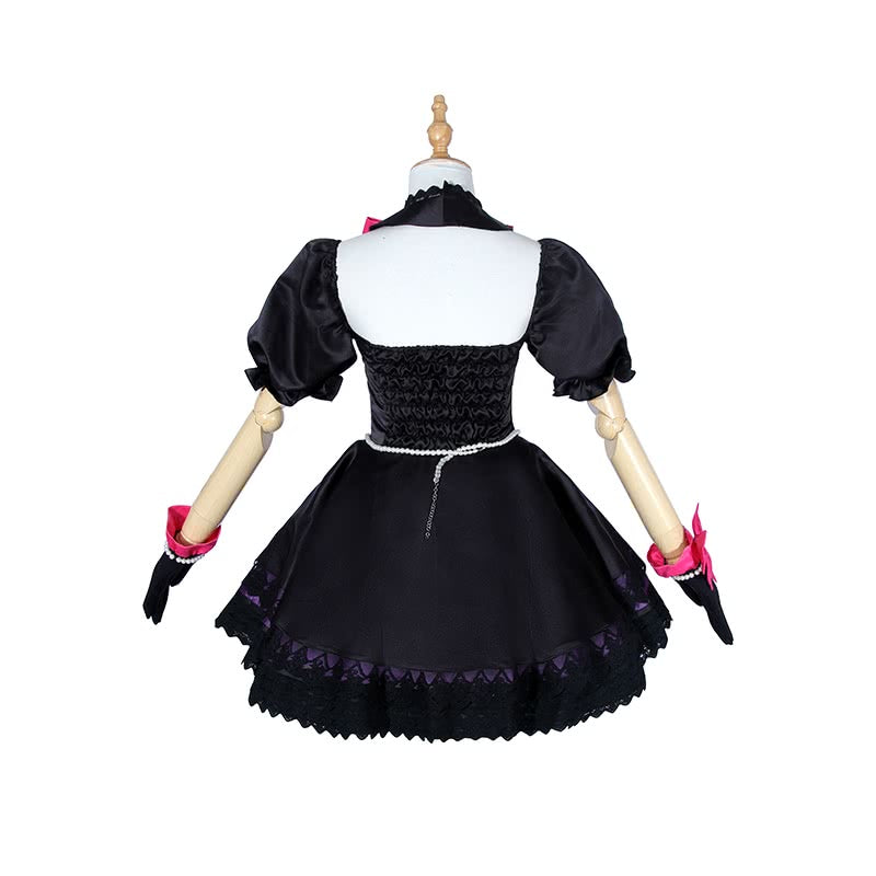 Game Overwatch OW D.Va DVA Hana Song pioneer black Dress Video Cosplay Costume