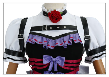 Identity V Gardener Emma Woods Halloween Purple Cosplay Costumes