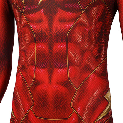 Flashpoint Barry Allen The Flash Male Jumpsuit with Mask Cosplay Costumes