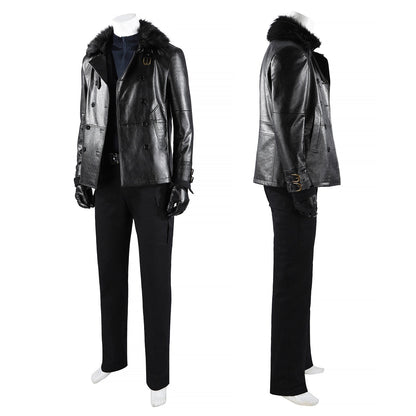 Resident Evil 9 Requiem Leon Leather Jacket Fullset Cosplay Costumes