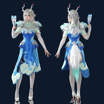Overwatch 2 Kiriko Bai Ze Full Set Top Level Cosplay Costumes