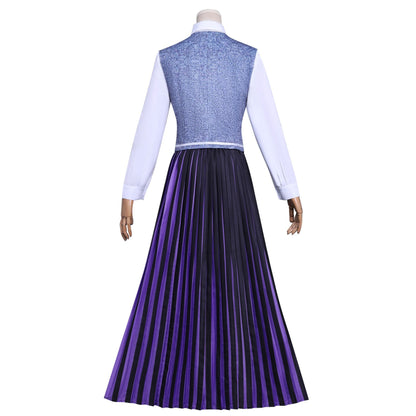 Wednesday 2 Addams Nevermore Academy Purple Uniform Adult Kids Costumes