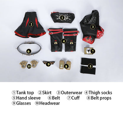 Game Zenless Zone Zero Burnice Whita Top Cosplay Costumes