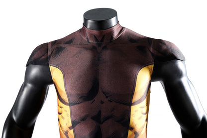 X-Men '97 Wolverine The Brown Suit Jumpsuit Helmet Cosplay Costumes