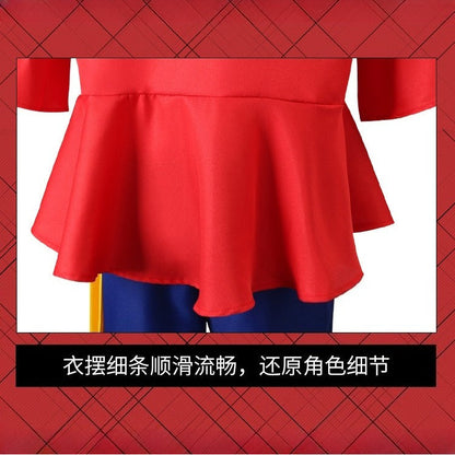 Anime Navigation Monkey D. Luffy Red Shirt Fullset Cosplay Costumes