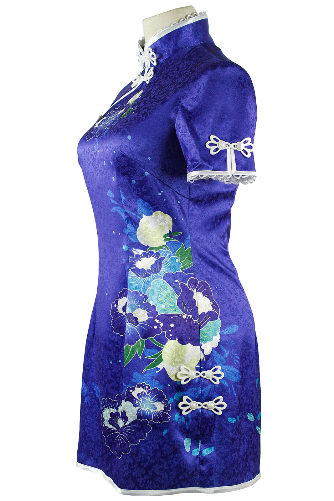 Love Live! Umi Sonoda Blue Printing Qipao Cosplay Costume