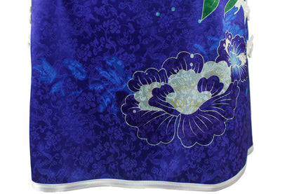 Love Live! Umi Sonoda Blue Printing Qipao Cosplay Costume