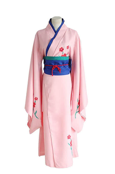 Gintama Shimura Tae Cosplay Costume With Bright Color