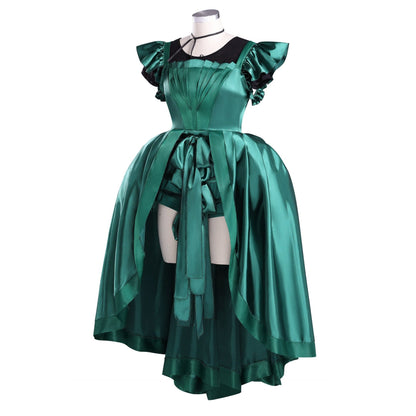 Wednesday 2 Addams Agnes Nevermore Academy Dance Dress Adult Kids Costumes