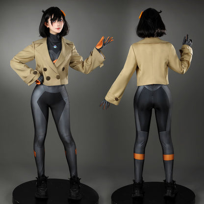 Pocket Game Z-A Emma Coat Jumpsuit Female Cosplay Costumes