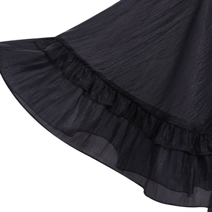 NieR:Automata YoRHa No.2 Type B 2B Black Bridal Gown Cosplay Costumes