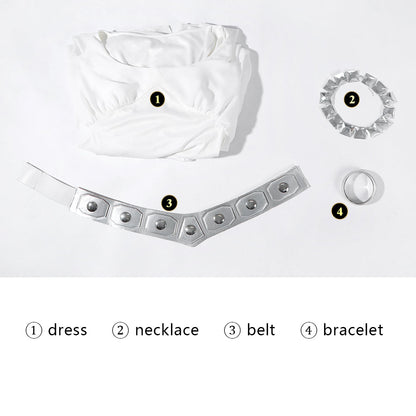 Star Wars 4 A New Hope Princess Leia Dress Cosplay Costumes