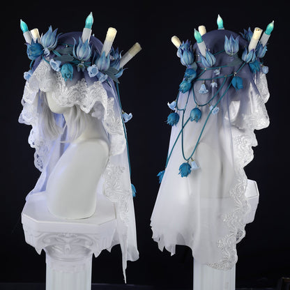 Identity V Entomologist Melly Plinius Ghost Candle Cosplay Costumes