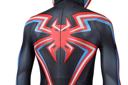 Spider-Man Miles Morales 2099 Suit Male Hoodie Jumpsuit Costumes
