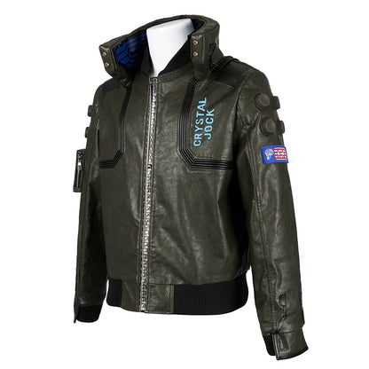 Cyberpunk 2077 V PU Leather Top Level Full Set Cosplay Costumes
