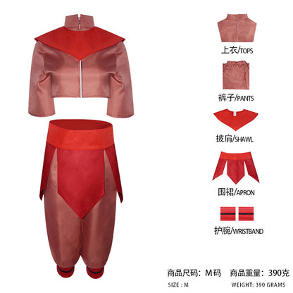 Anime Avatar: The Last Airbender Ty Lee Outfit Cosplay Costumes