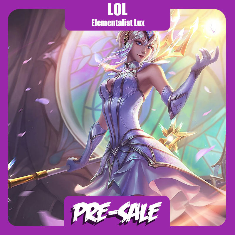 LOL League of Legends Elementalist Lux Cosplay Halloween Costume