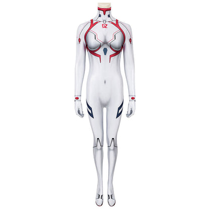 EVA Asuka White Battle Bodysuit Cosplay Costume