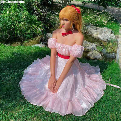 ¡¾In Stock¡¿Evangelion EVA ASK Whisper Of Flower Asuka Langley Cosplay Costume