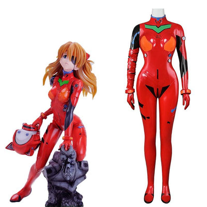 Ready To Ship EVA Asuka Langley Combat Suit Cosplay Costume