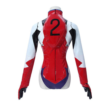 EVA Asuka Langley SHIKINAMI Combat Suit Cosplay Costume