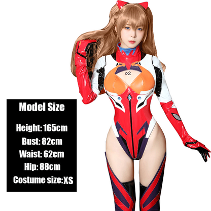 EVA Asuka Langley SHIKINAMI Combat Suit Cosplay Costume