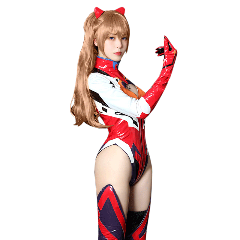EVA Asuka Langley SHIKINAMI Combat Suit Cosplay Costume
