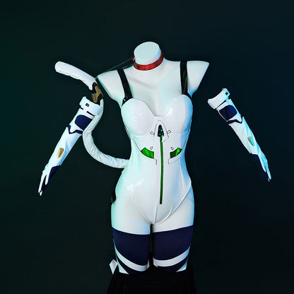 In Stock Evangelion Rei Ayanami Cosplay Costume Cat Rei Cosplay Costume