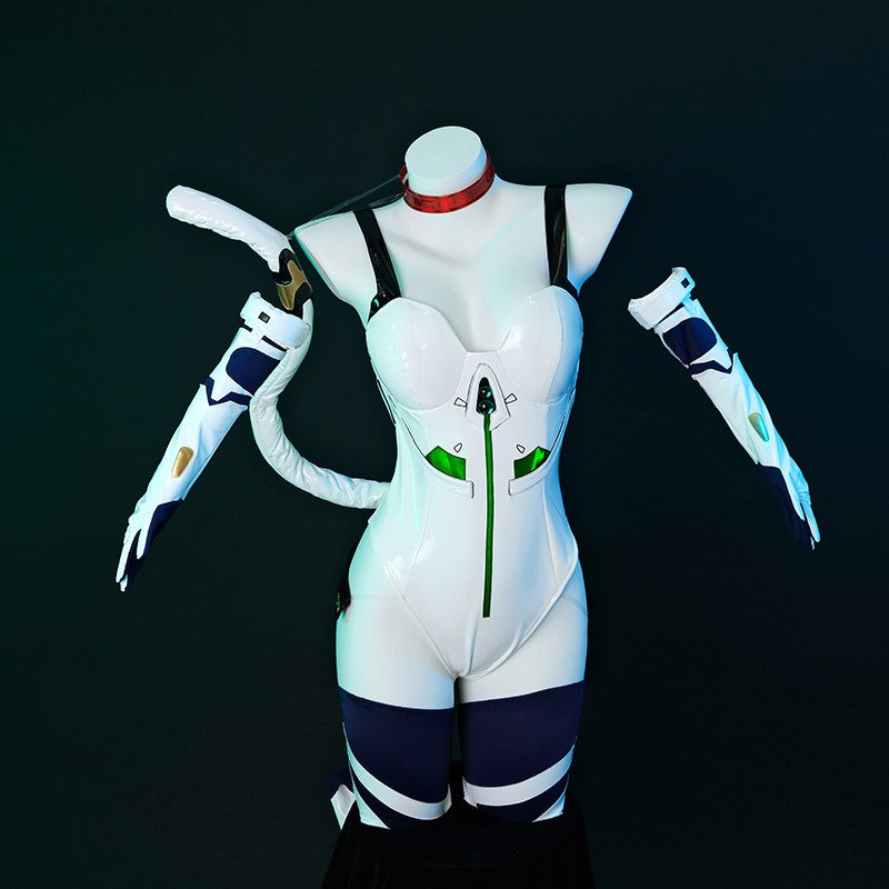 In Stock Evangelion Rei Ayanami Cosplay Costume Cat Rei Cosplay Costume