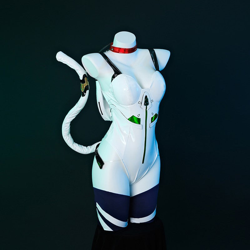 In Stock Evangelion Rei Ayanami Cosplay Costume Cat Rei Cosplay Costume